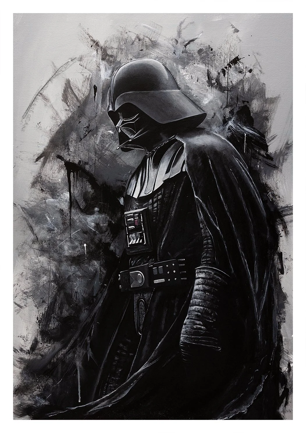 Darth Vader Black And Grey Star Wars 